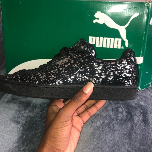 puma suede splatter